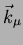 $\vec{k}_\mu$
